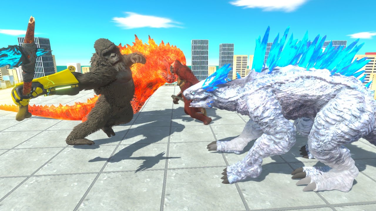 KONG RESCUE GODZILLA FROM SHIMO-GXK AND SKAR KING CAPTIVITY - Pip Snap Snap