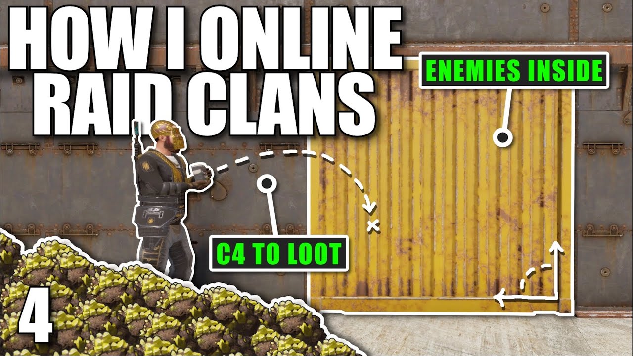 HOW I ONLINE RAIDED THIS CLAN BEFORE THEY UPGRADED THEIR BASE | Solo Rust