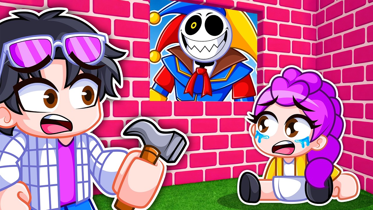 CONSTRUYE para PROTEGER a BEBÉ RUMI en Roblox