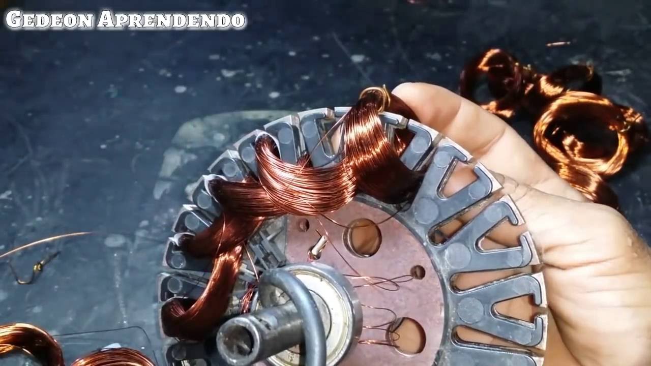 REBOBINANDO VENTILADOR DE TETO
