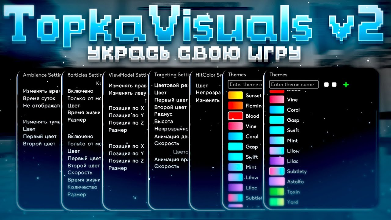ПОЛНЫЙ ОБЗОР ФУНКЦИЙ TOPKA VISUALS V2