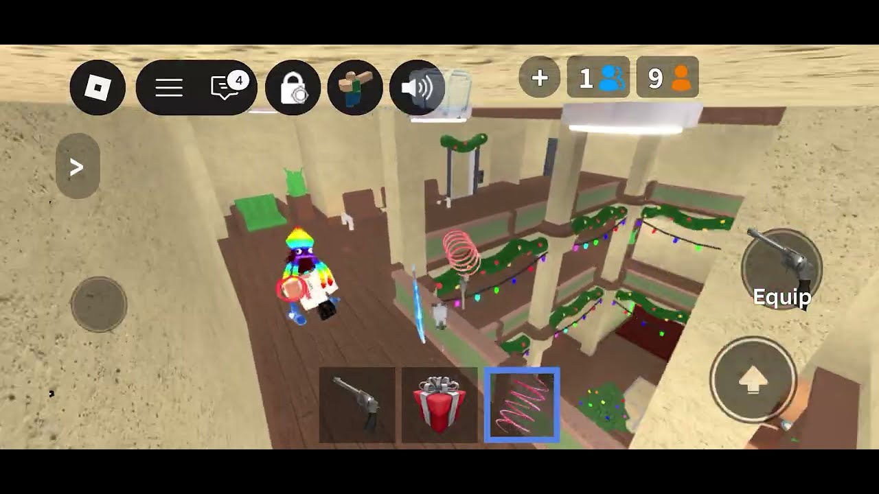 playing mm2 as a tiny avatar WATCH TO THE END 