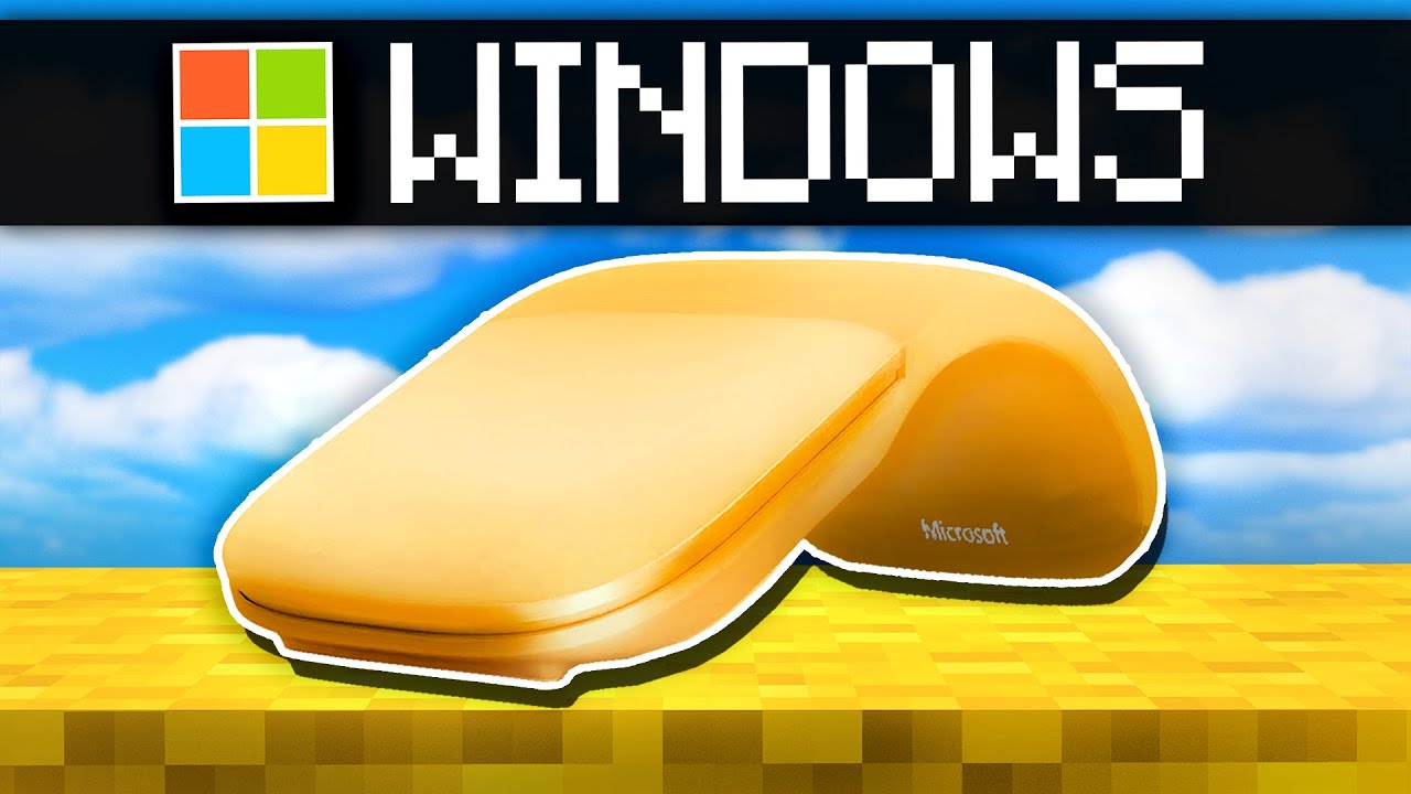 Using A MICROSOFT Mouse For Bedwars!