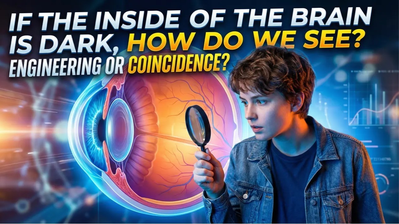 The Inside of the Brain is Dark: How Do We Actually See?