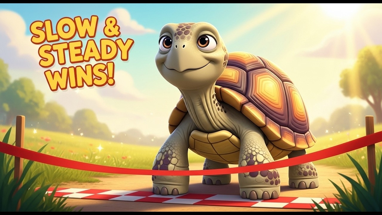 Slow and Steady Wins the Race | A Heartwarming Animated Story for Kids | Kikisongs