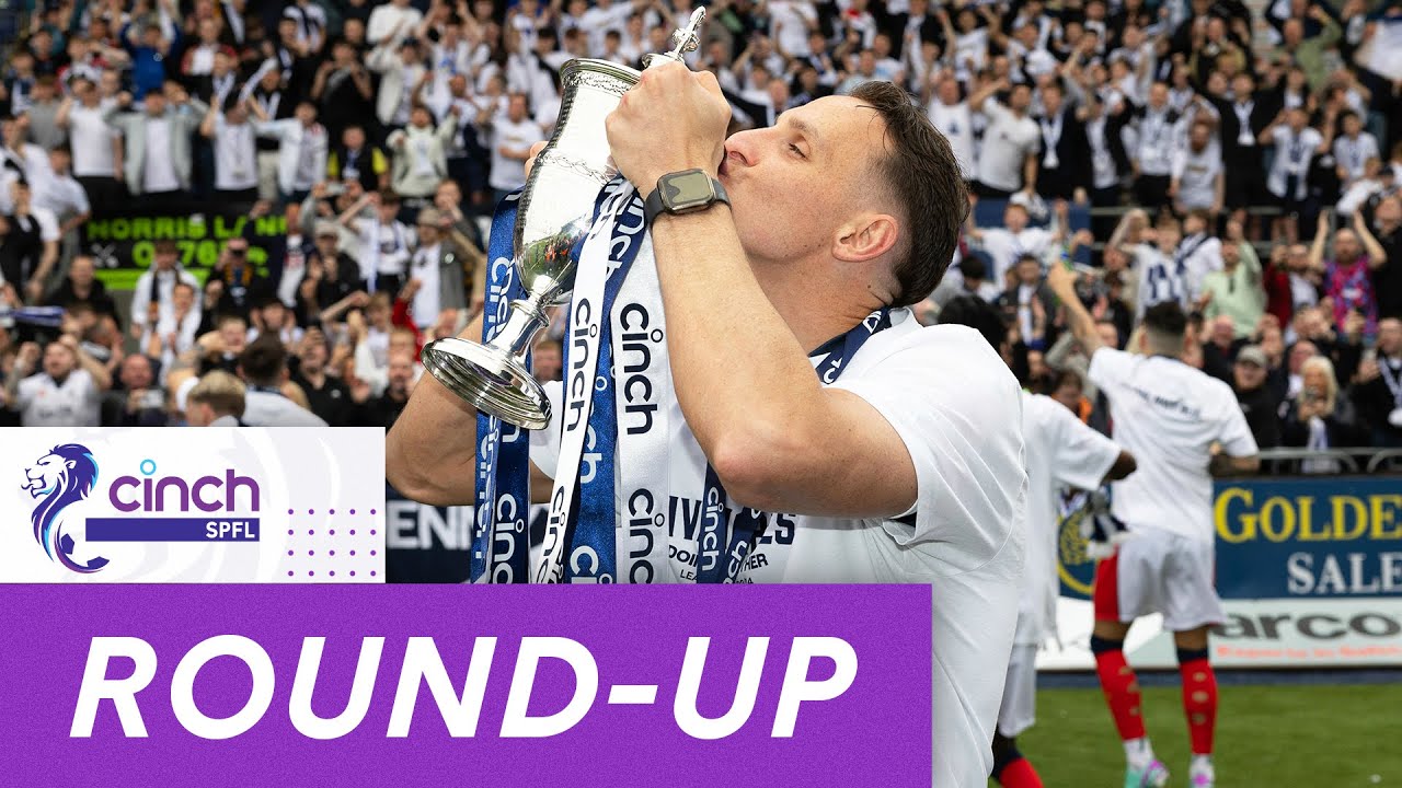 Falkirk 'Invincibles' Complete Unbeaten Season | Scottish Football Round-Up | cinch SPFL