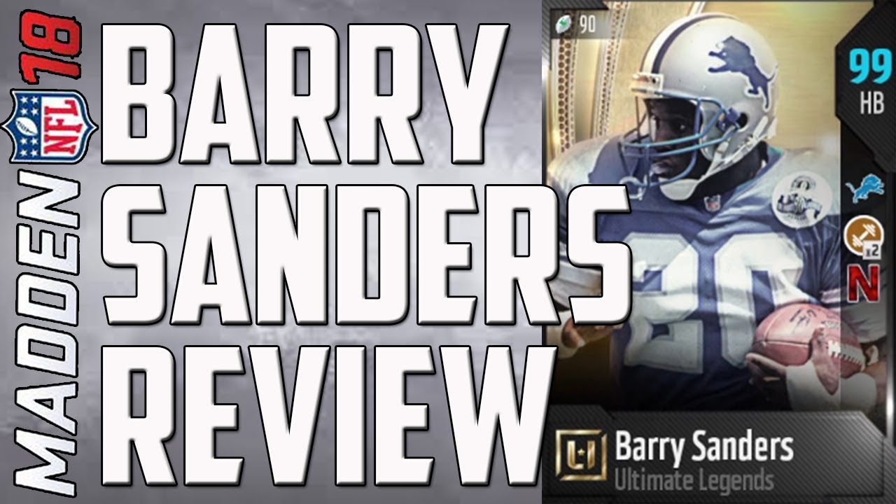 How Good is 98 Overall Barry Sanders? MUT 18 Card Review