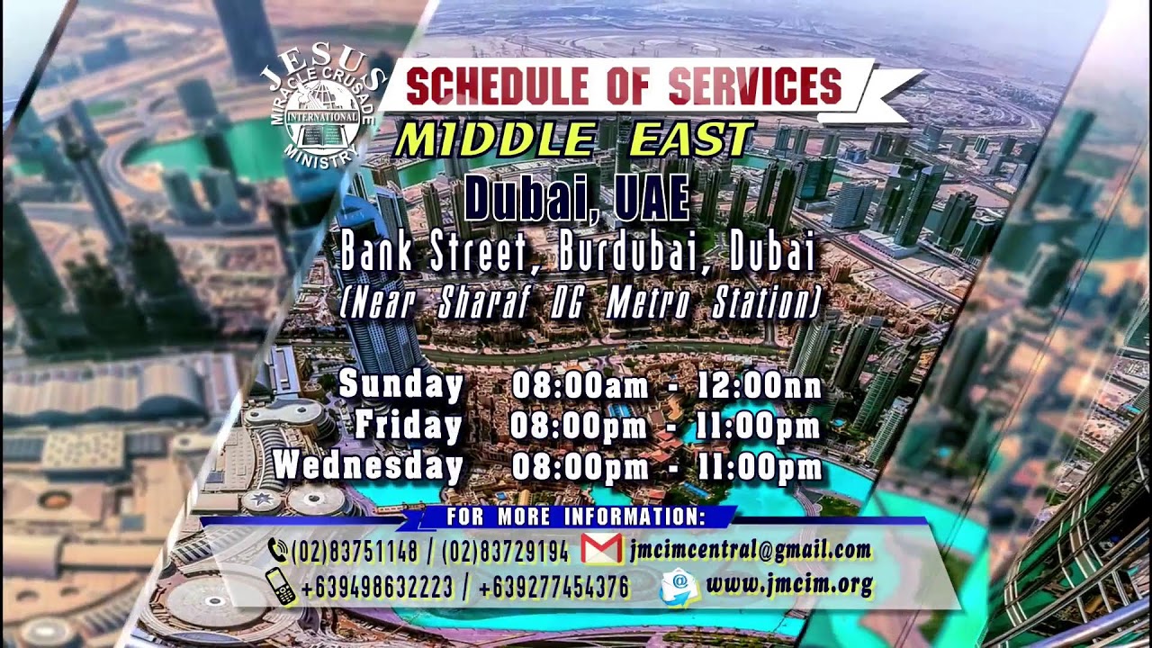 Watch!!! JMCIM Central Live Streaming of  FRIDAY SERVICE | MAY 10,  2024.