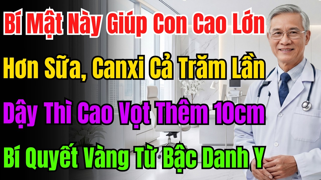Sai Lầm Khi Cho Con Uống Sữa! Bỏ Ngay 2 Món Ăn Vặt Này Để Con Cao Vọt 10cm Tuổi Dậy Thì.