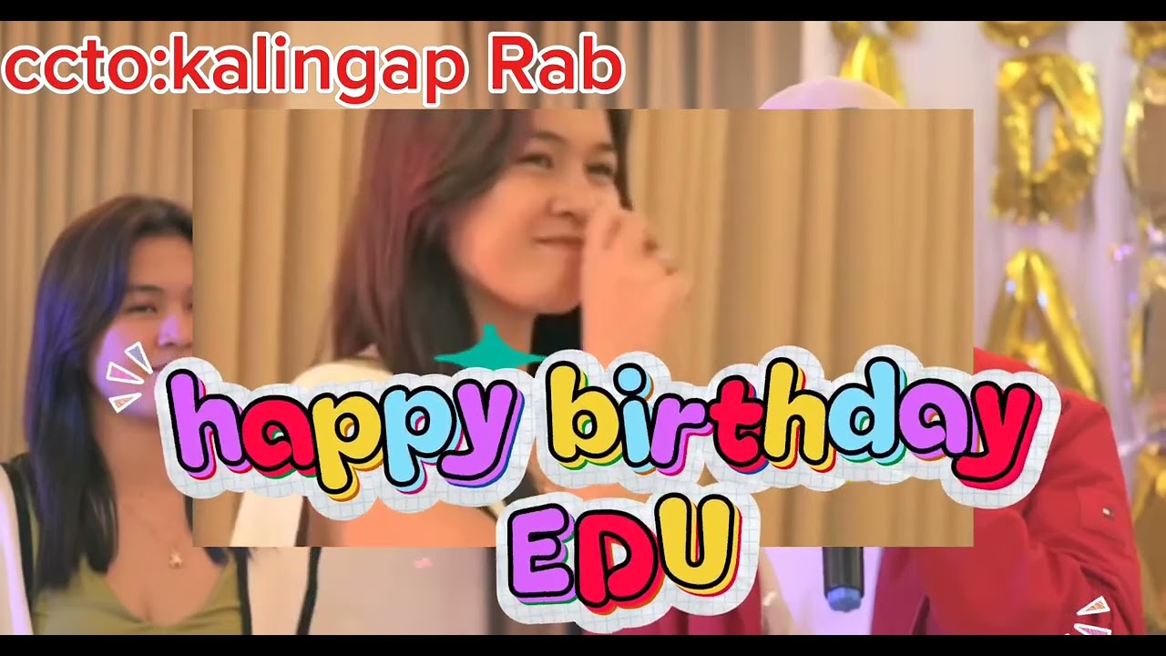 Vhianzy di sumipot sa birthday o humabol lang?#edcy