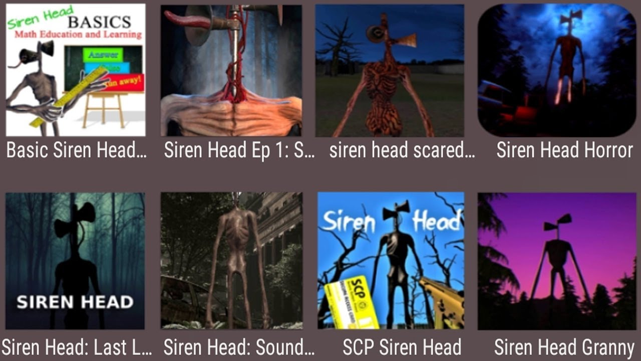Basics Siren Head,Siren Head Ep1,Siren Head Scared,Siren Head Horror,Siren Head Light,SCP Siren Head