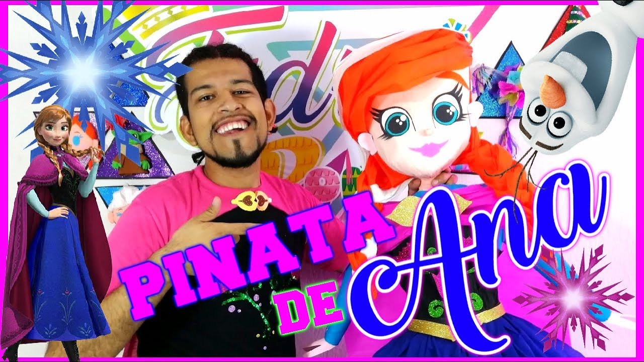 Como hacer una piñata de Ana ( DE FROZEN ) EDREI POP