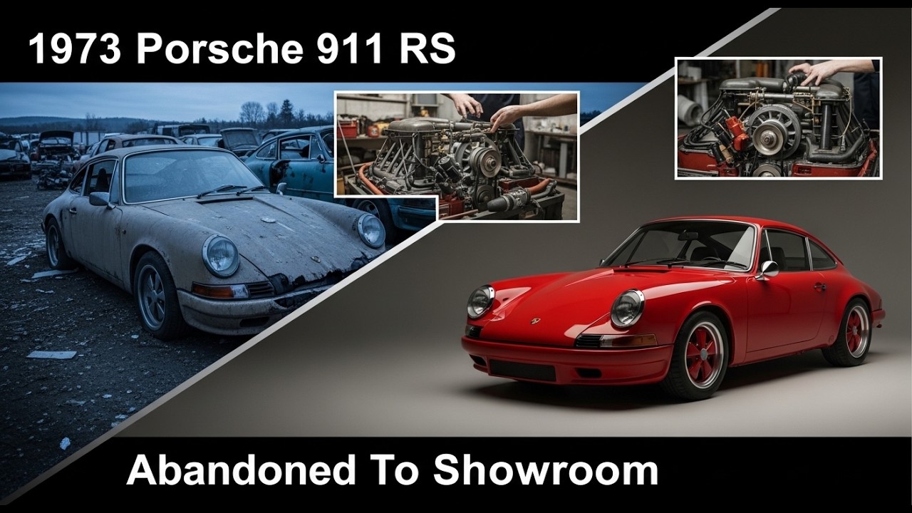 ASMR Full Restoration of 1973 Guards Red Porsche 911 Carrera RS | Abandoned to Factory New