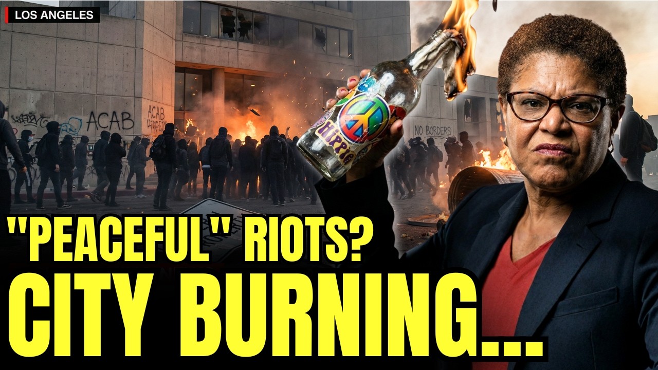 "No Damage?" Mayor Claims Riots Are "Peaceful" As Federal Building BURNS!!!!