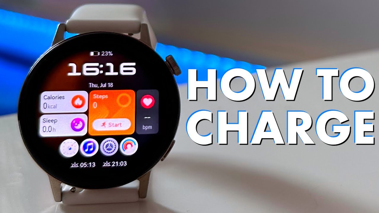 How to Charge Huawei Watch GT 3: All Charging Methods Explained