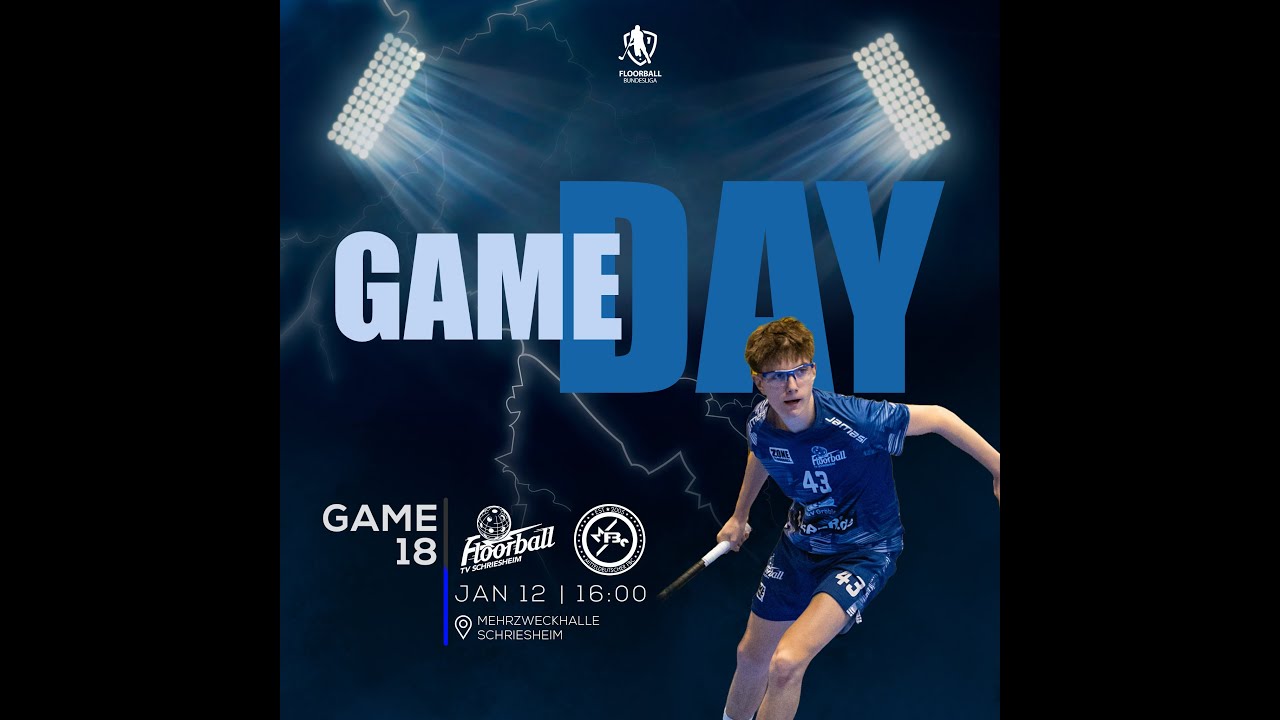 1. Floorball Bundesliga TV Schriesheim vs Leipzig