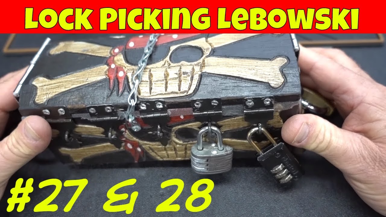 (1573) Dude's Treasure Chest Lock #27 & 28