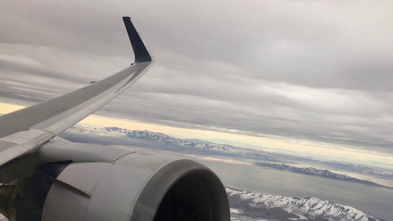Delta Airlines Skyteam Livery Boeing 767-300ER (Winglets) Takeoff from Salt Lake City Int'l Airport