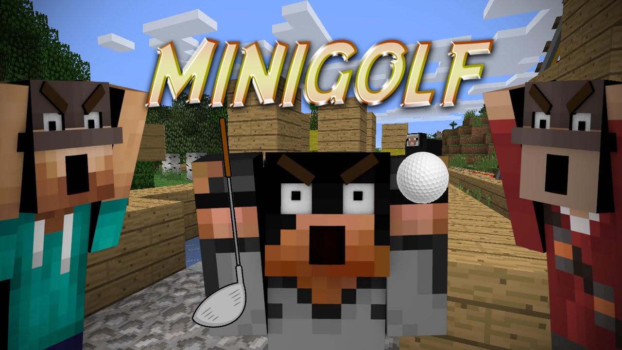 Minecraft: MINIGOLF IN MINECRAFT!