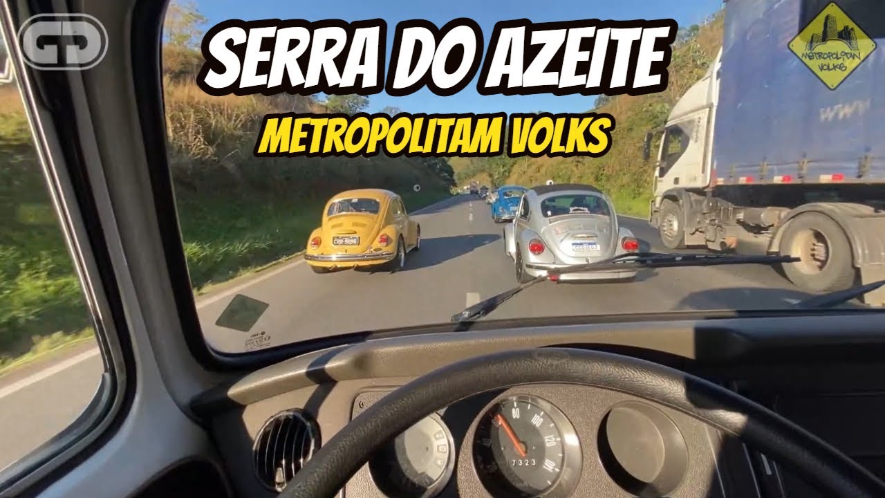 Serra do Azeite BR 116 de Fusca com a Metropolitam Volks e Tio Davis e média consumo Fusca e Kombi