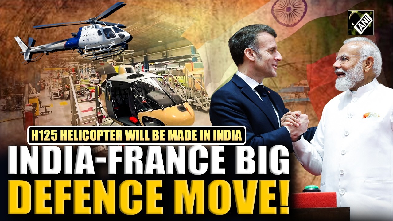 India-France Defence move! PM Modi-Macron inaugurate India’s 1st H125 helicopter final assembly line