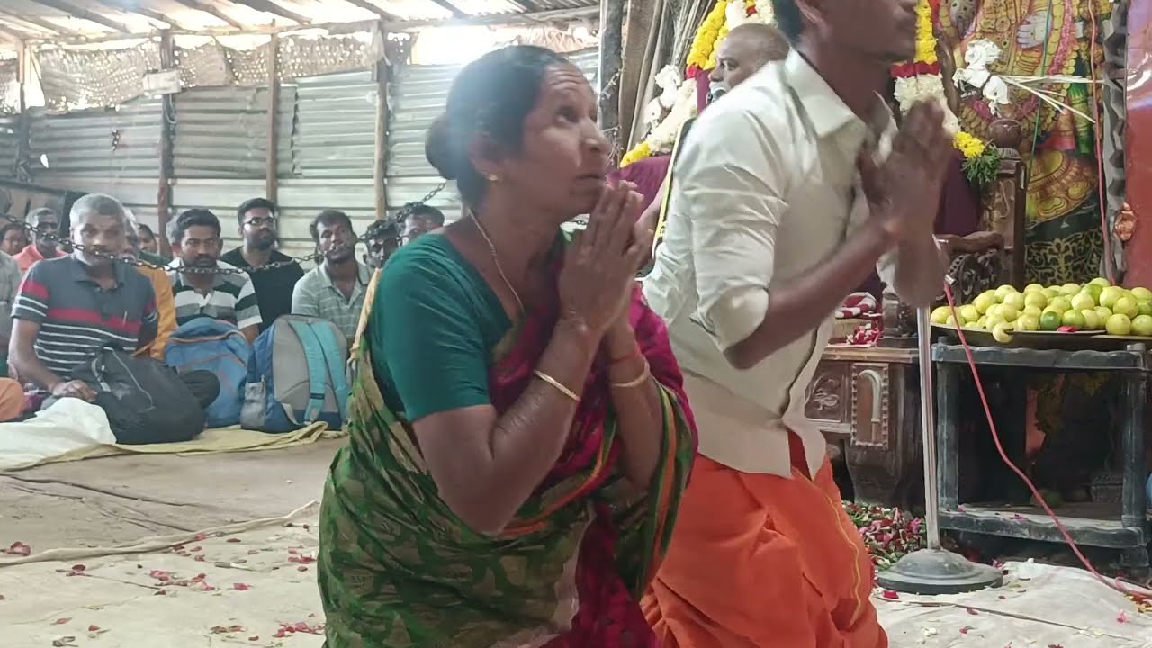 மனம் உருகிய காட்சி புளியரை கருப்பசாமி அருள் வாக்கு