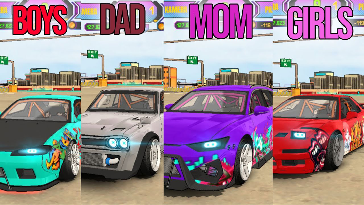 MOM vs DAD vs BOY vs GIRLS in Project Drift 2.0