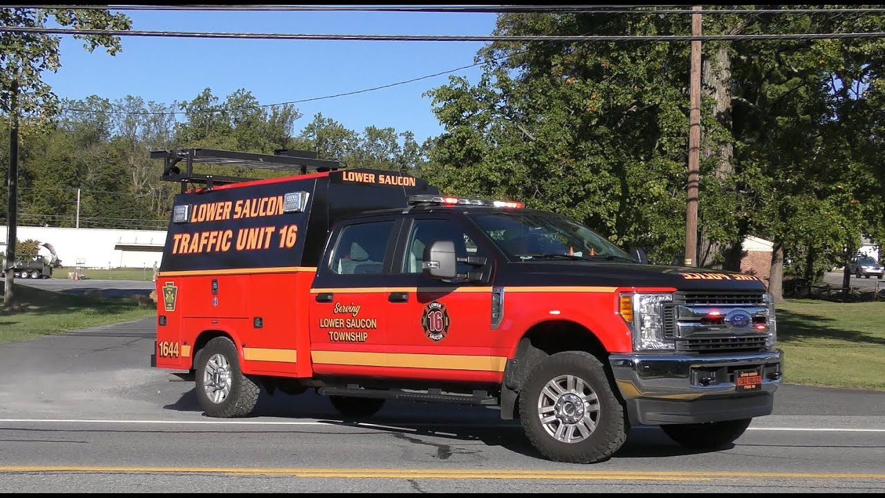 Lower Saucon Fire Rescue- Traffic Unit 1644 & Engine 1614 Responding September 2025