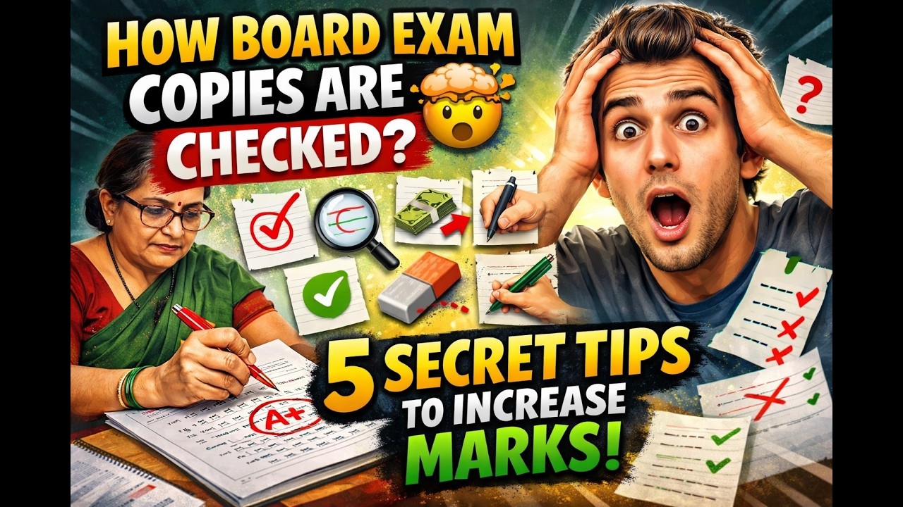 How Board Exam Copies are Checked?🤯| 5 Secret Tips to Increase Marks
