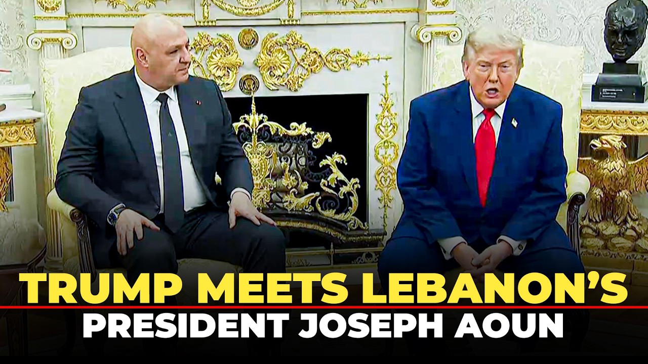 President Trump meets Lebanon&rsquo;s Joseph Aoun as US pushes ahead with peace deal|Israel|Hezbollah|Iran