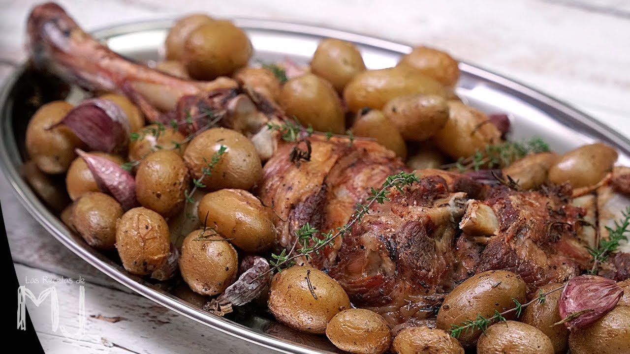 Paletilla de cordero al horno, un clásico de Navidad