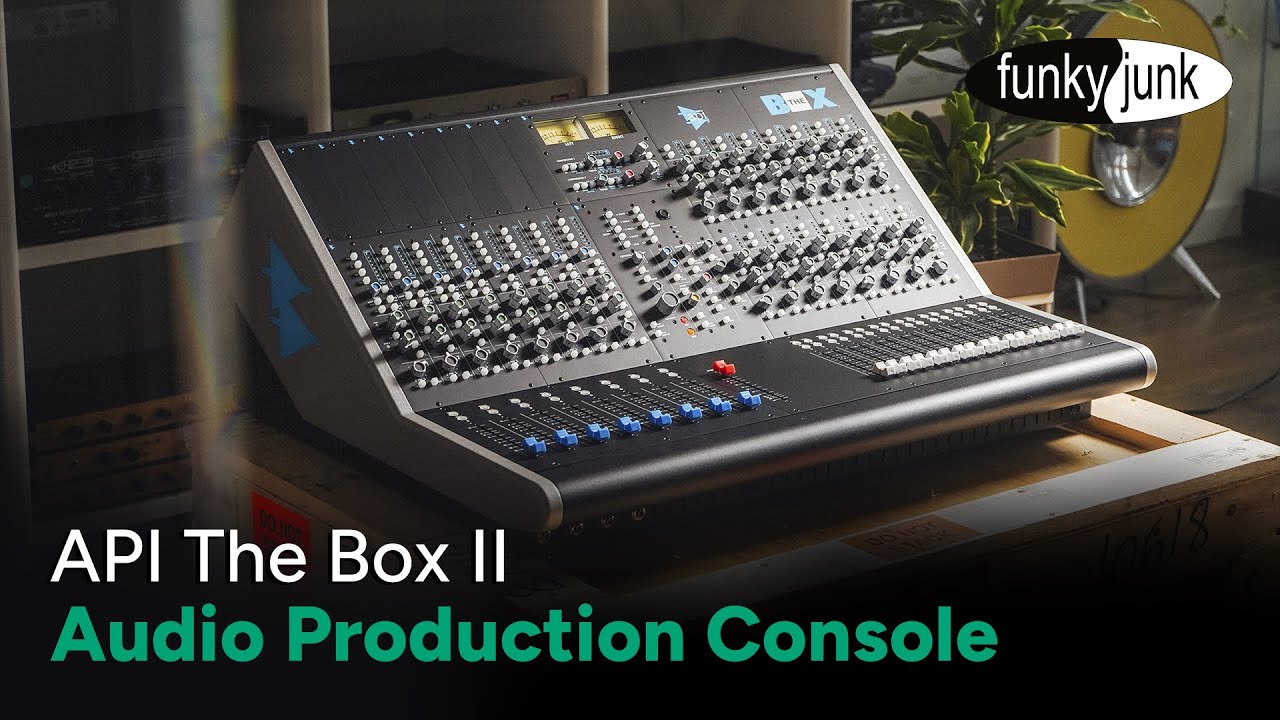 Unboxing the API The Box II | Audio production console