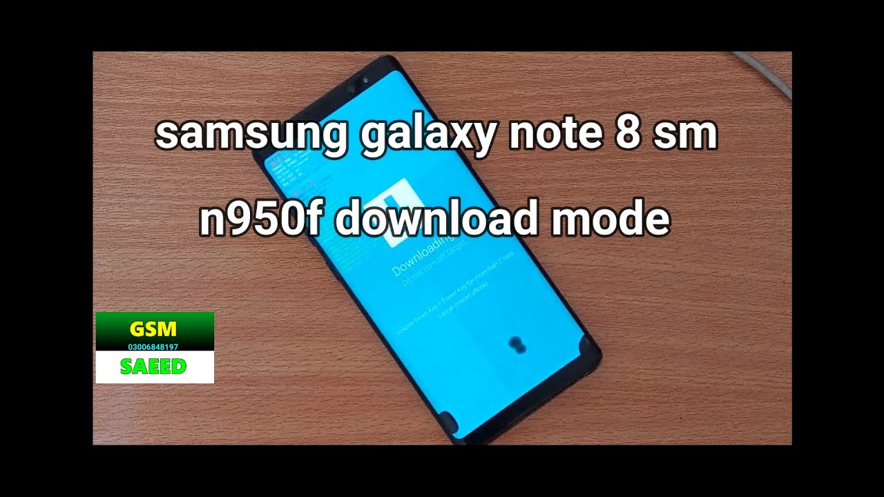 samsung galaxy note 8 sm n950f download mode