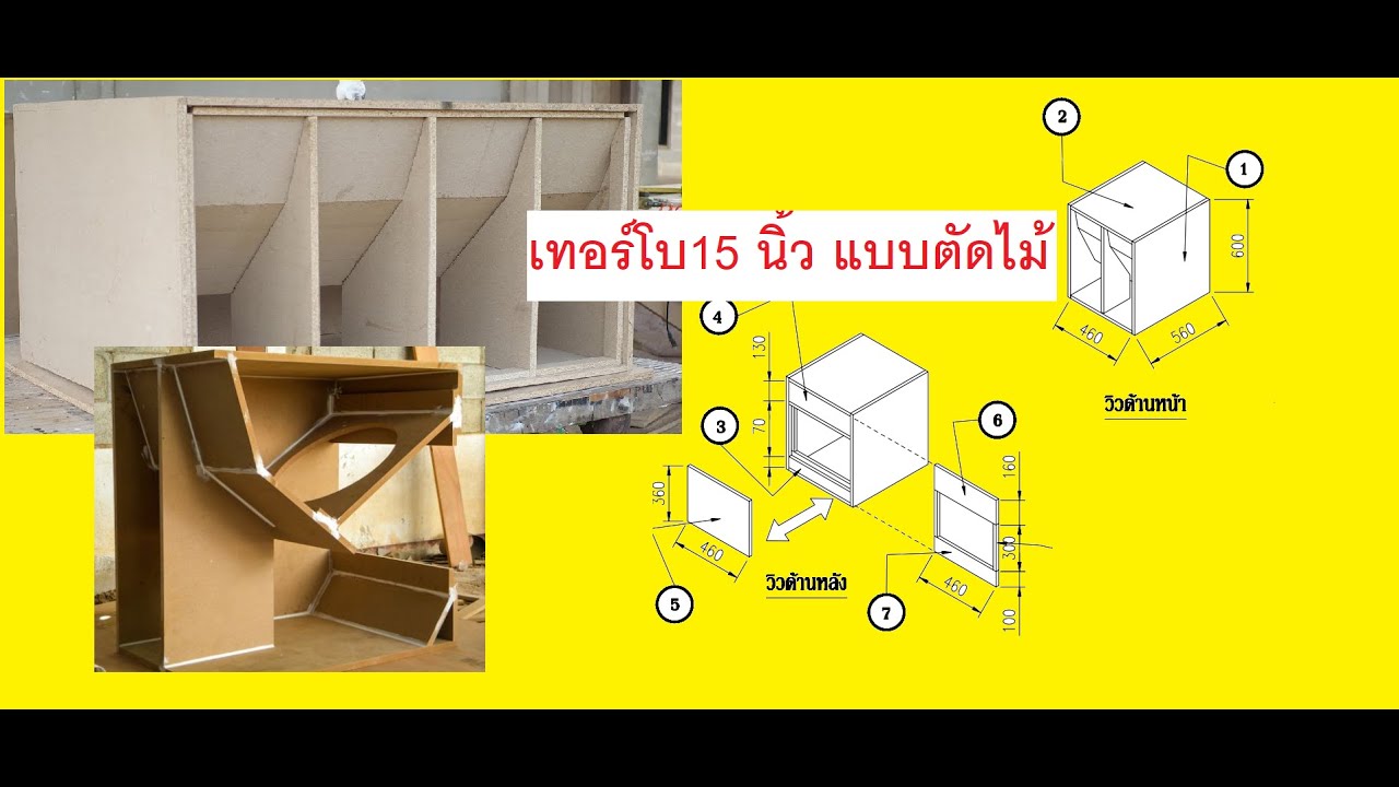 สตูร ตู้เทอร์โบ 15 นิ้ว มีแบบตัดไม้