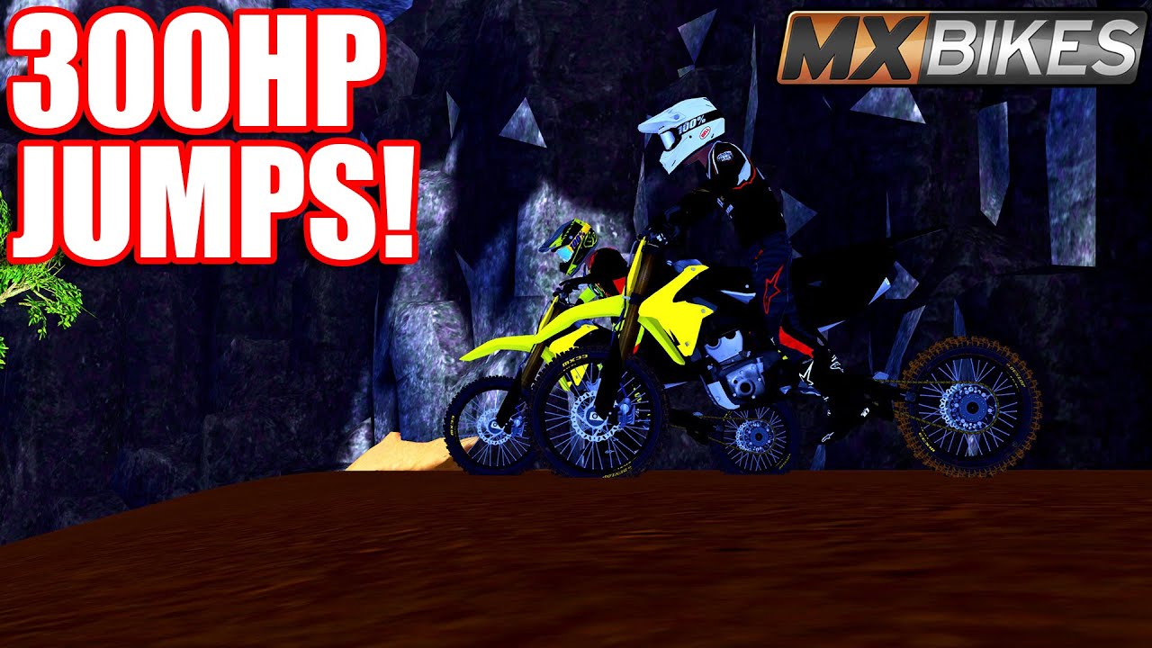 300HP BIKE HITS HUGE TRANSFERS ON DEVILS GULCH! (MXBIKES)