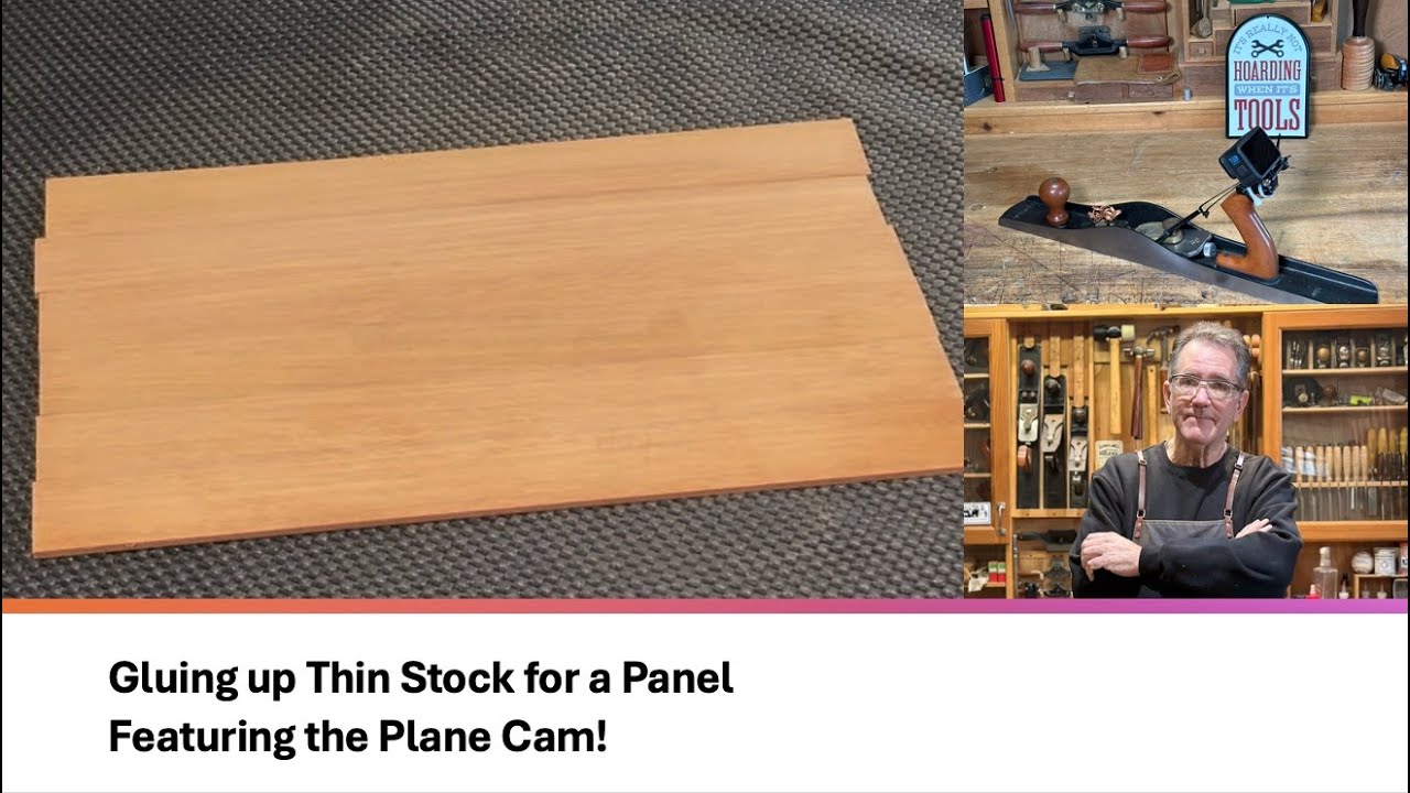 Gluing Up Thin Stock for a Panel - Woodworking Joinery