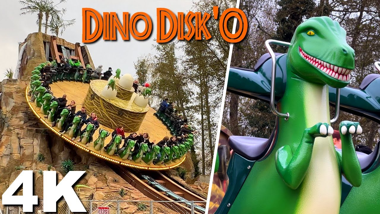 Dino Disk'O [On-Ride 4K POV] - Parc Saint Paul