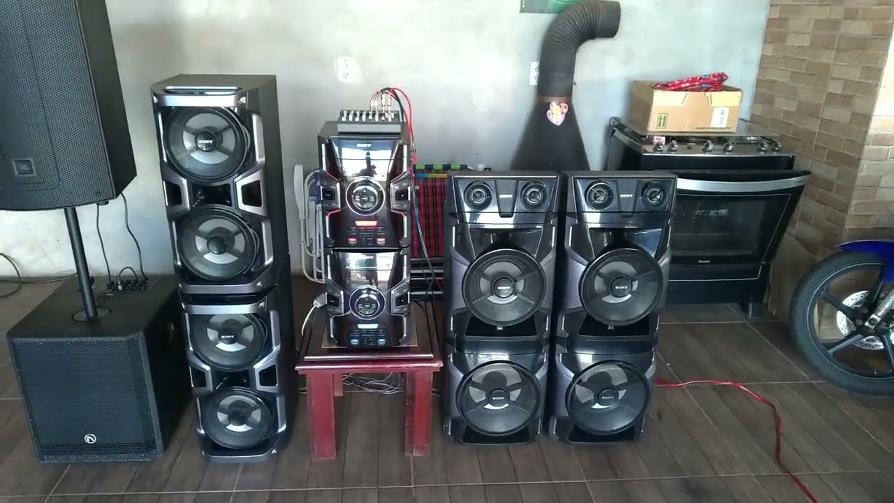 Diferenças e potência do Sony GPX7 x GPX8. #minisystem #music #musica #audio #caixadesom