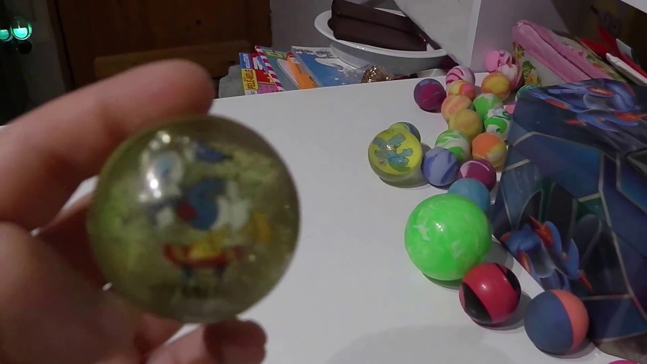 présentation de mes balles rebondissantes