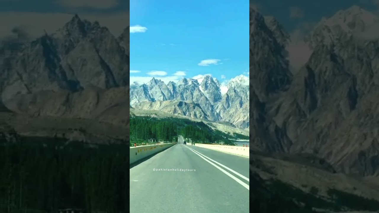 Karakoram Highway ( Eighth Wonder of the world) Hunza valley North Pakistan. #pakistanholidaytours