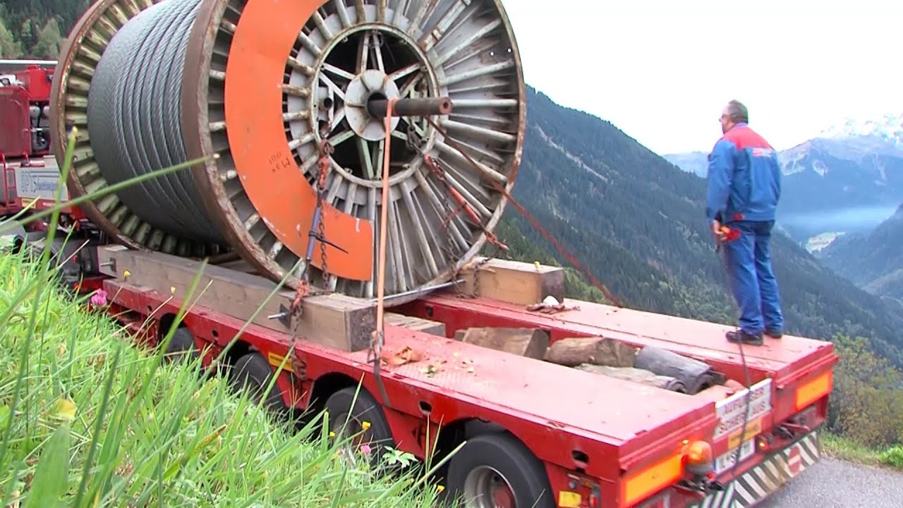 Montafon.TV - Seiltransport Panorama Bahn (Schwertransport)
