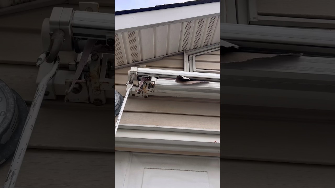 Diy_how to replace the fabric on your awning #diy #diyhow #awning
