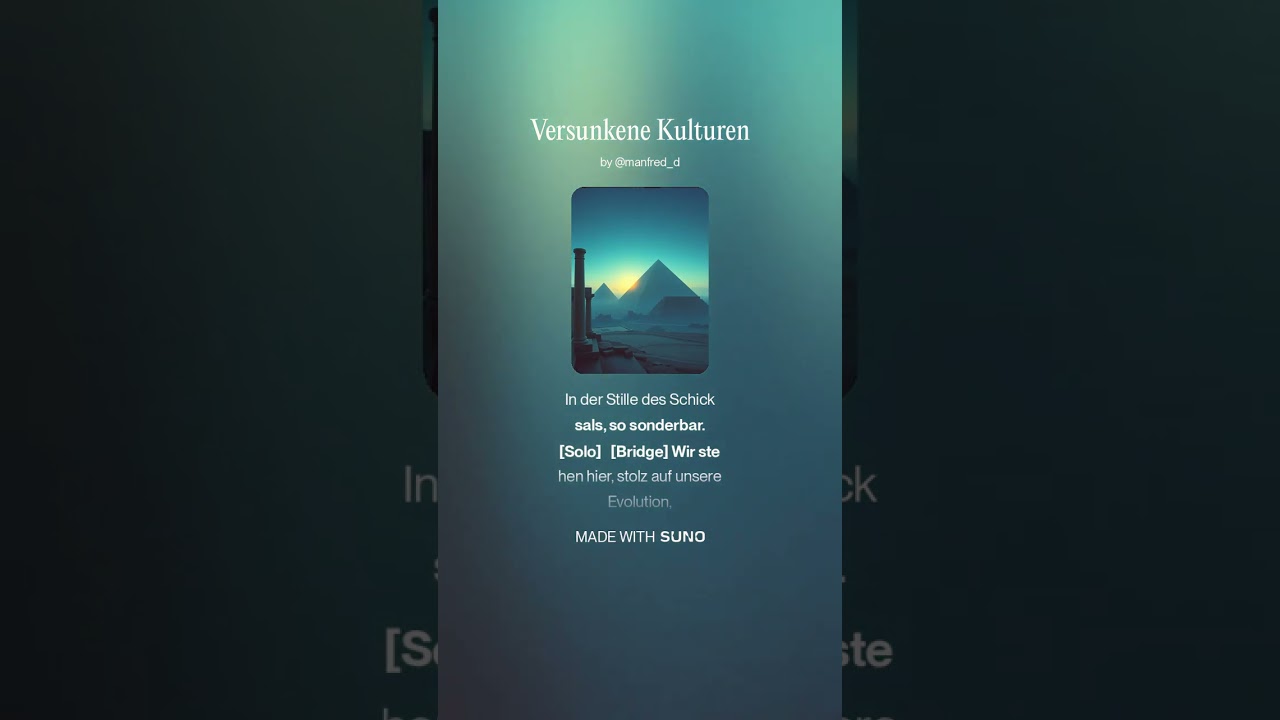 Versunkene Kulturen