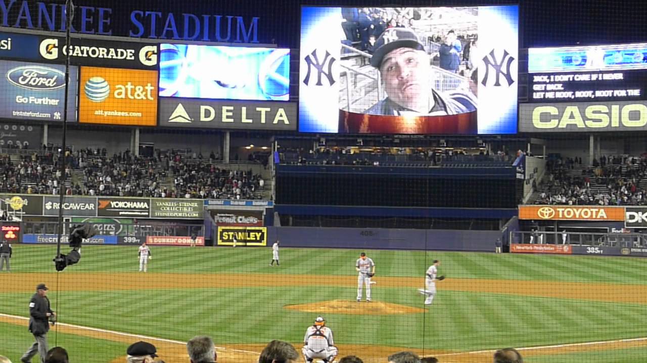 Yankee Stadium  Orioles vs Yankees  7th Inning Stretch   5/02/2012