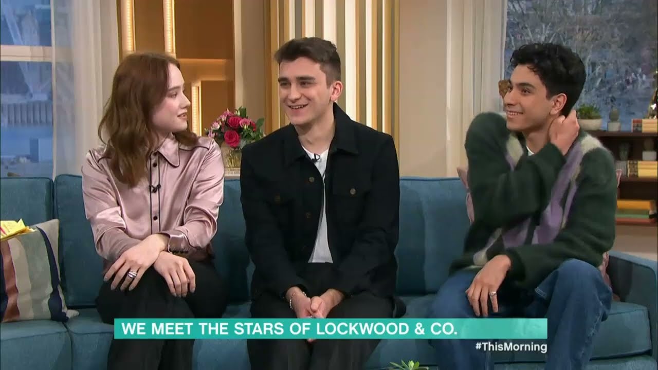 Lockwood and Co Netflix Cast Interview on This Morning ITV - 8th February 2023
