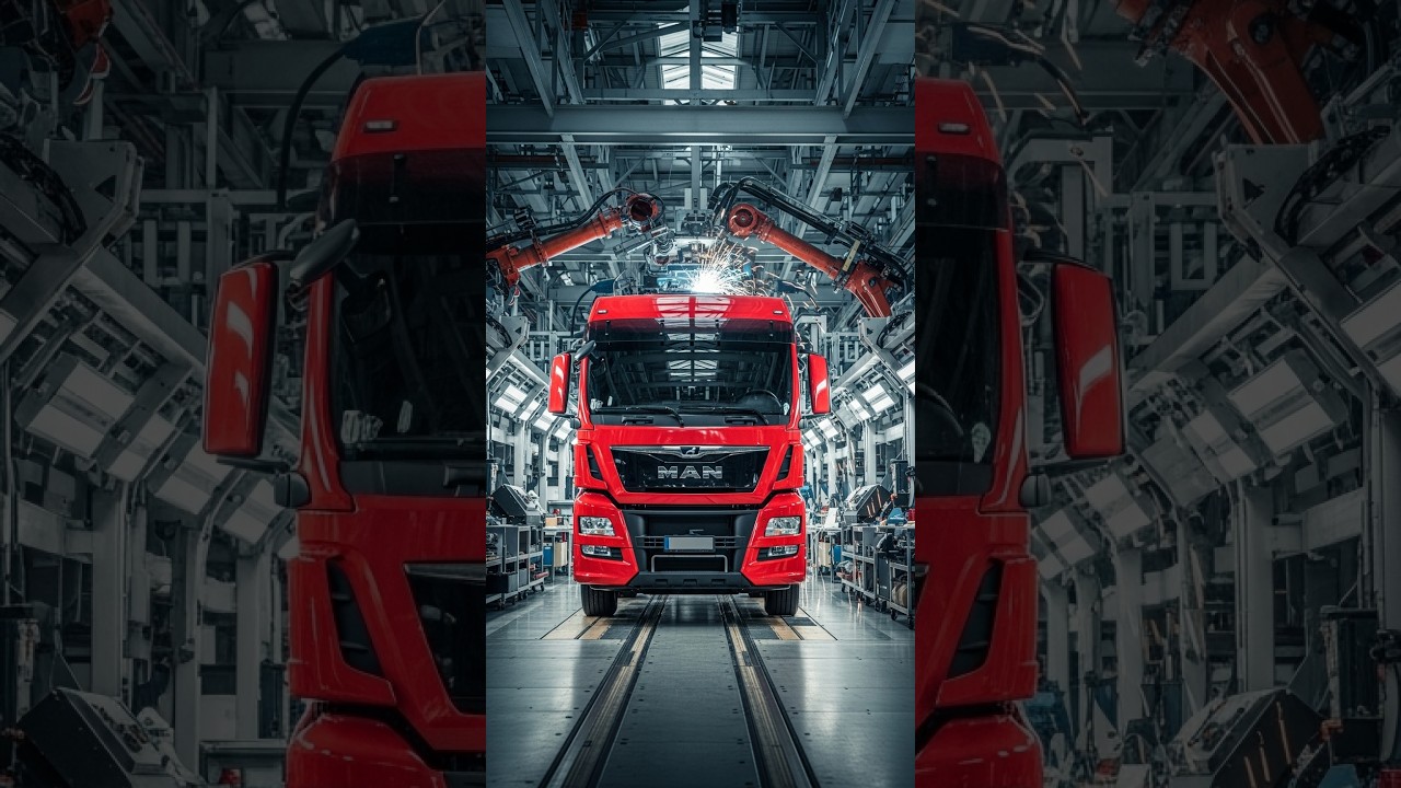 How MAN Heavy-Duty Trucks Are Built in Europe | Full Factory Process