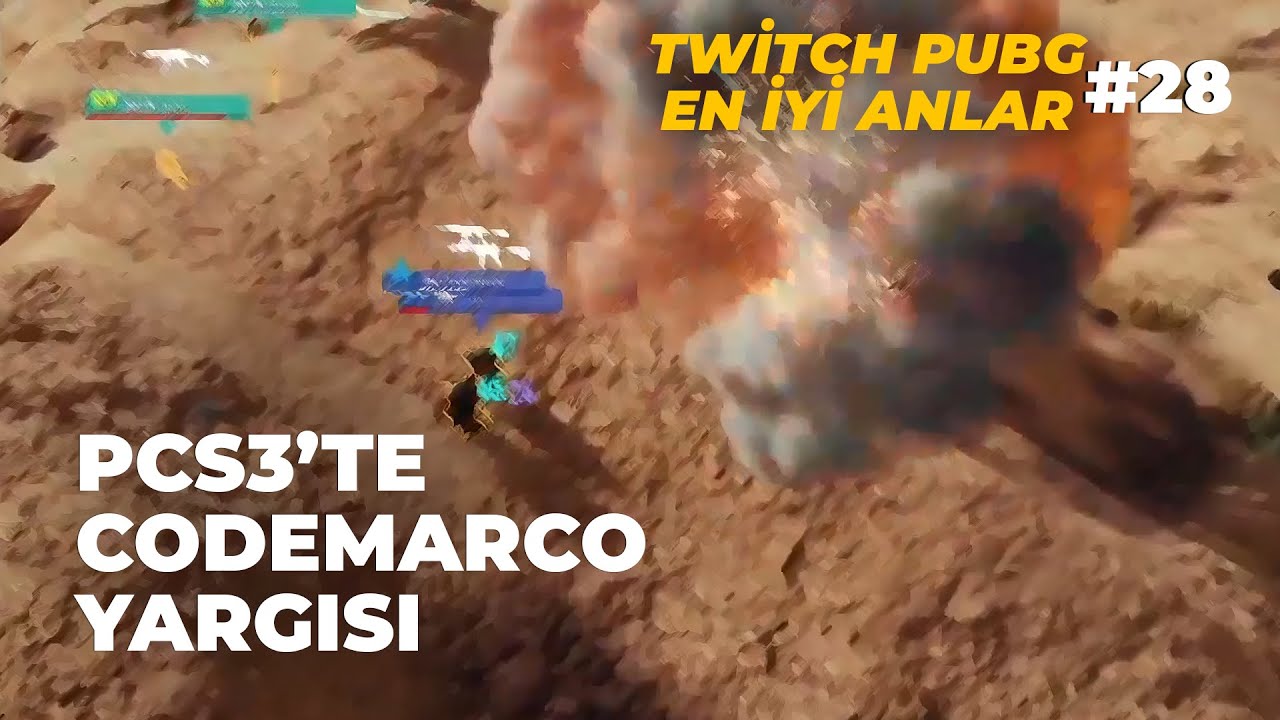 CODEMARCO DİYE YAZILIR YARGI DİYE OKUNUR | PUBGTVTürkiye , 10000Days | TWİTCH PUBG EN İYİ ANLAR #28