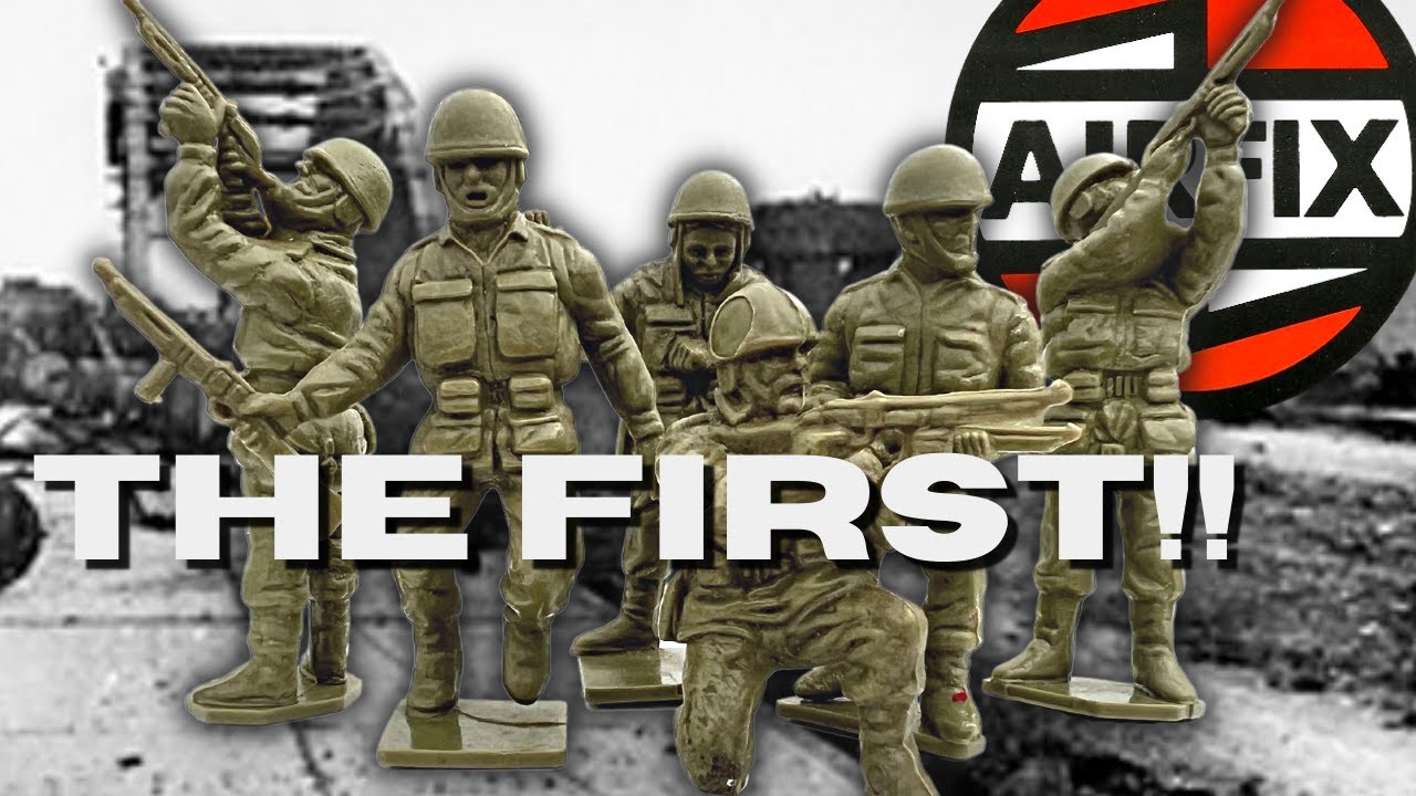 Super Rare Vintage Plastic Toy Soldiers From Airfix | British Paratroops From 1969