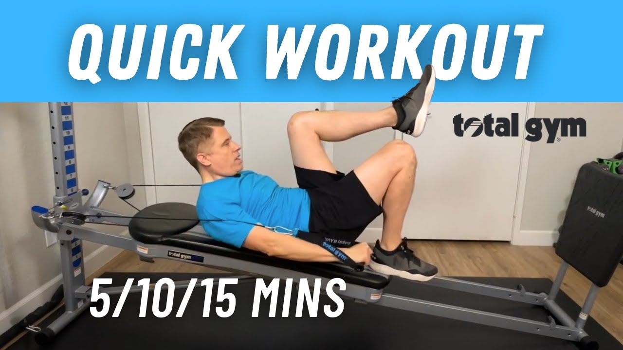 Quick & Effective Total Gym Workout in 15 Minutes (or LESS!)