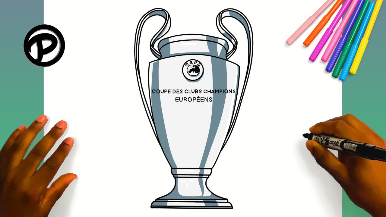 COMO DESENHAR A TAÇA DA CHAMPIONS LEAGUE